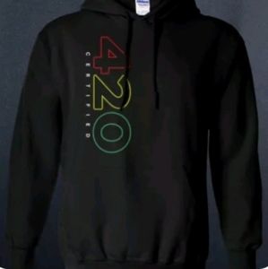 420 Black Hoodie